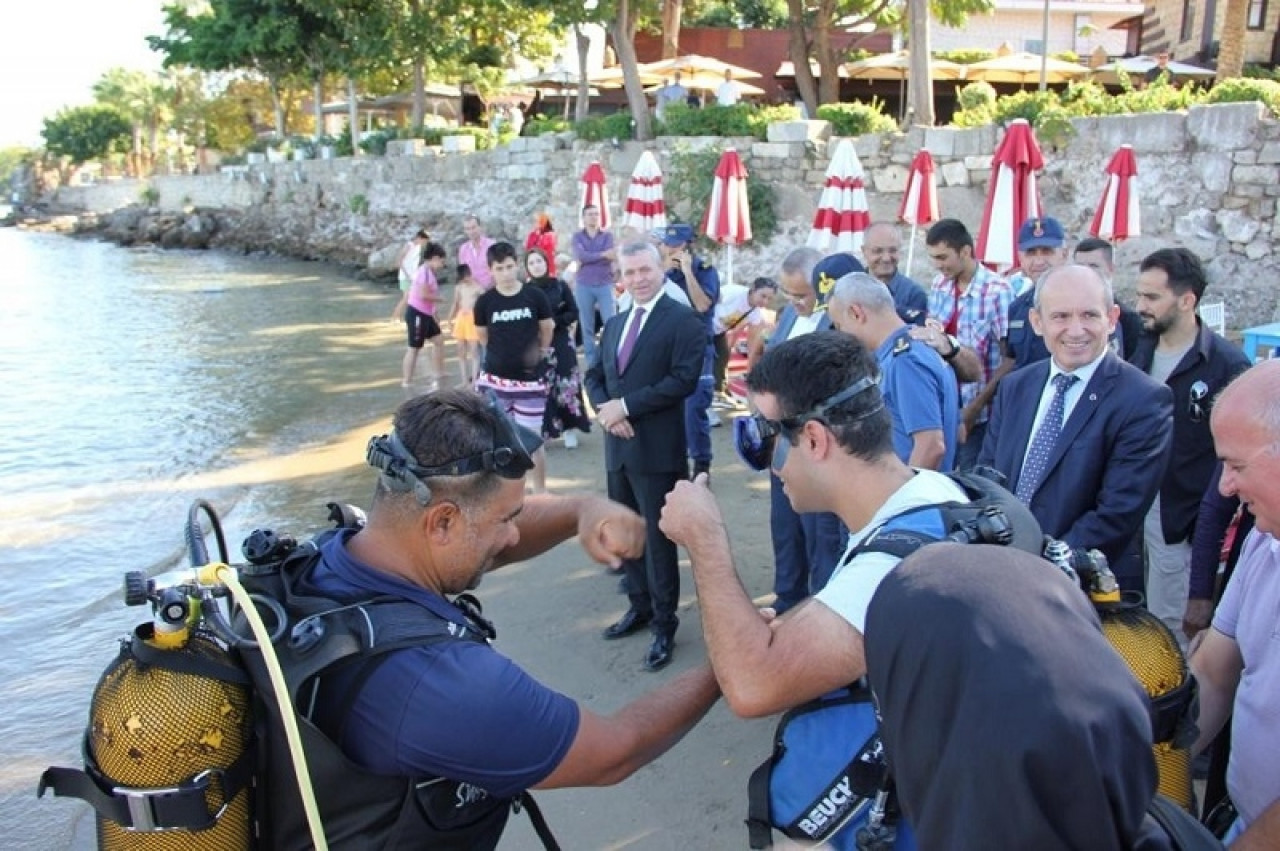 Özel öğrenciler su altını tanıdı