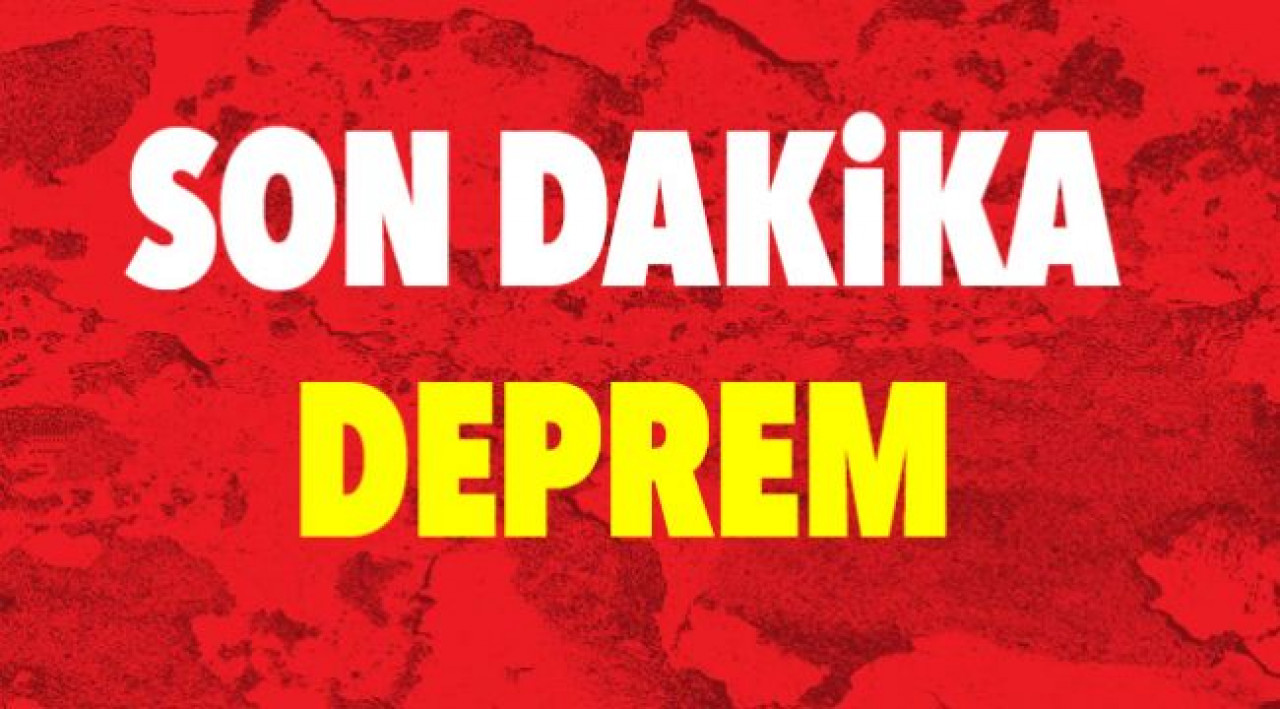 İzmir'de 4,9 büyüklüğünde deprem!