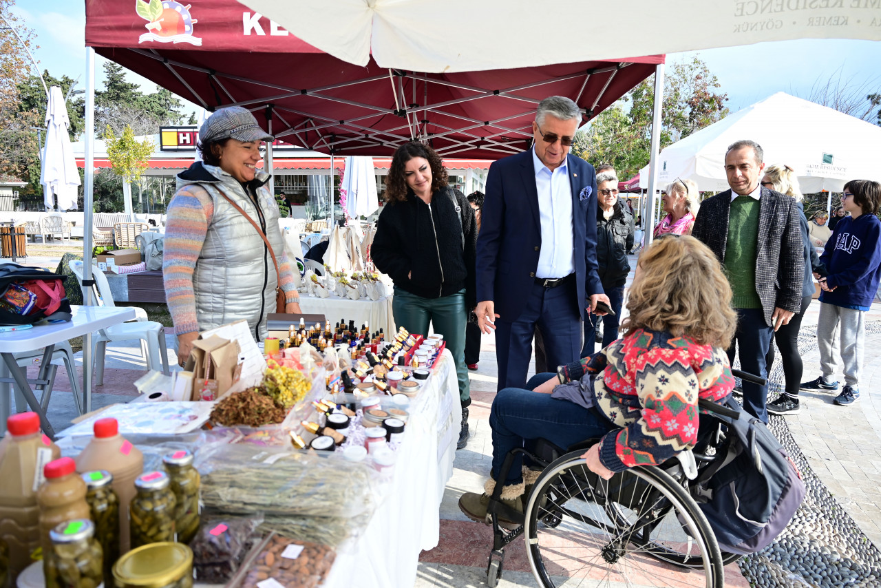  “Üreten ev hanımları” kermesi