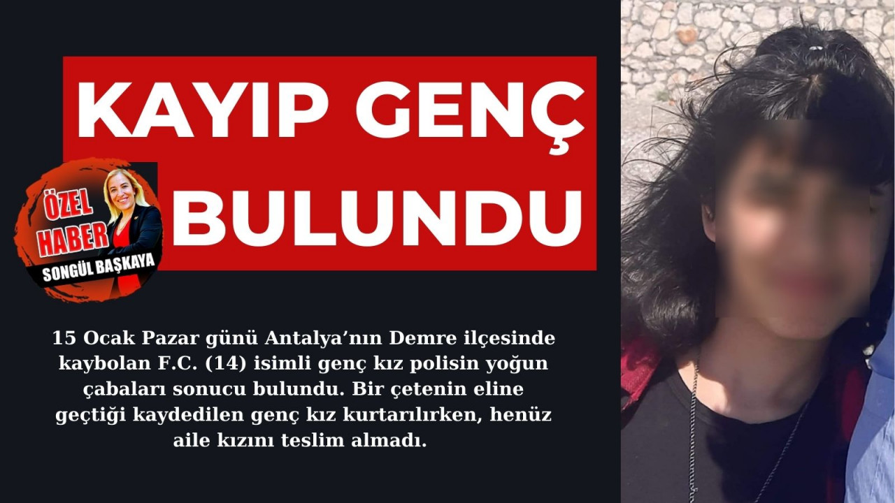 Kayıp genç bulundu