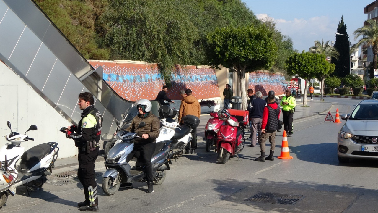 Manavgat'ta motosiklet denetimi