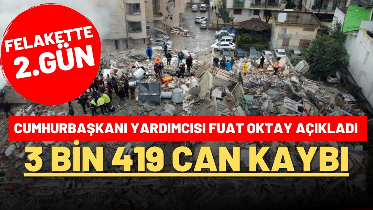 FELAKETTE 2.GÜN:3 bin 419 can kaybı