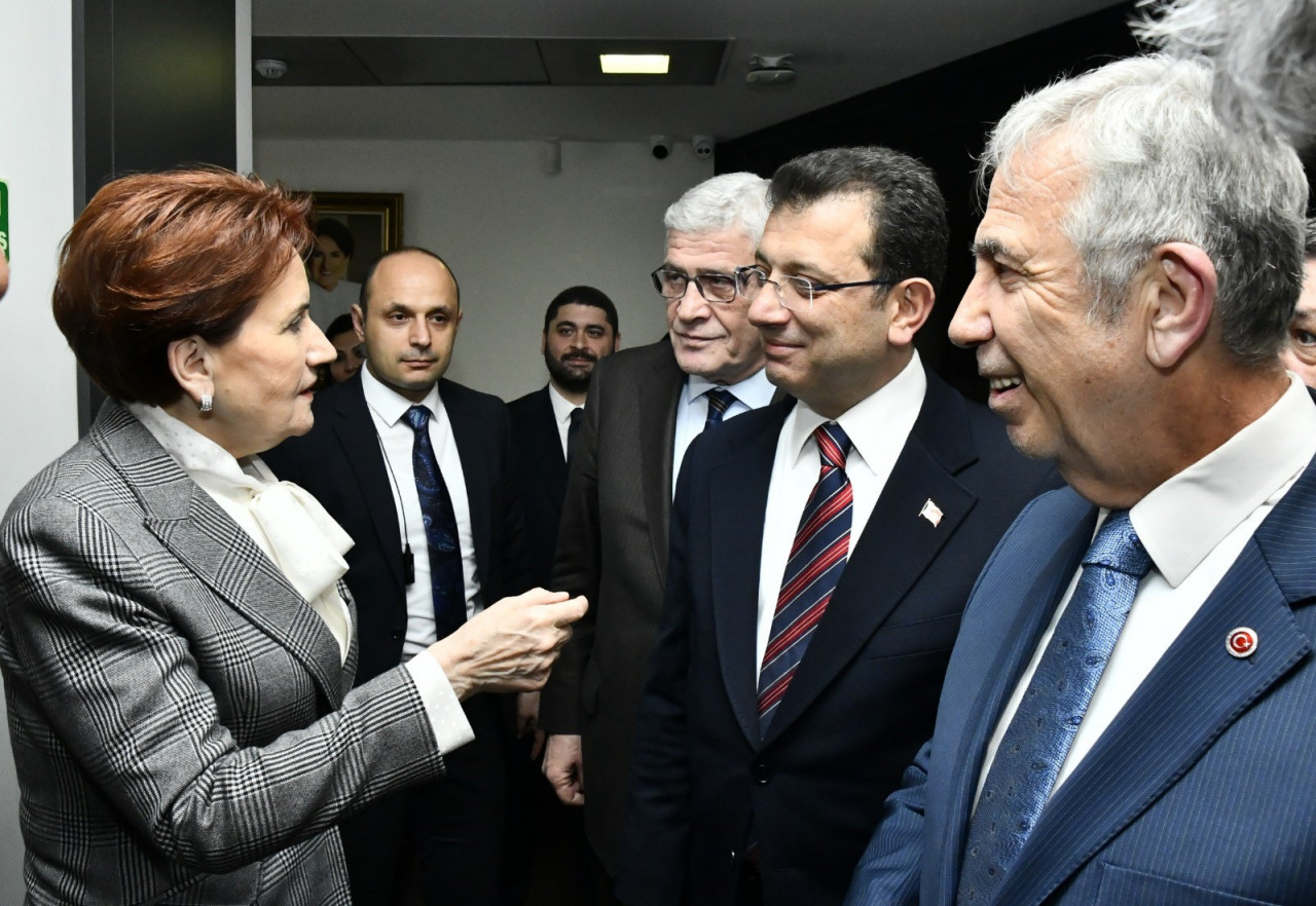 İmamoğlu ve Yavaş, Akşener’i ziyaret etti