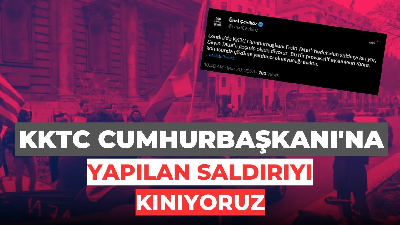 CHP'li Çeviköz Ersin Tatar'ı hedef alan saldırıyı kınadı