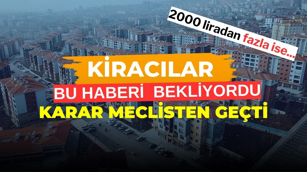 Kirada yeni dönem artık başlıyor...TBMM'de yasa geçti...