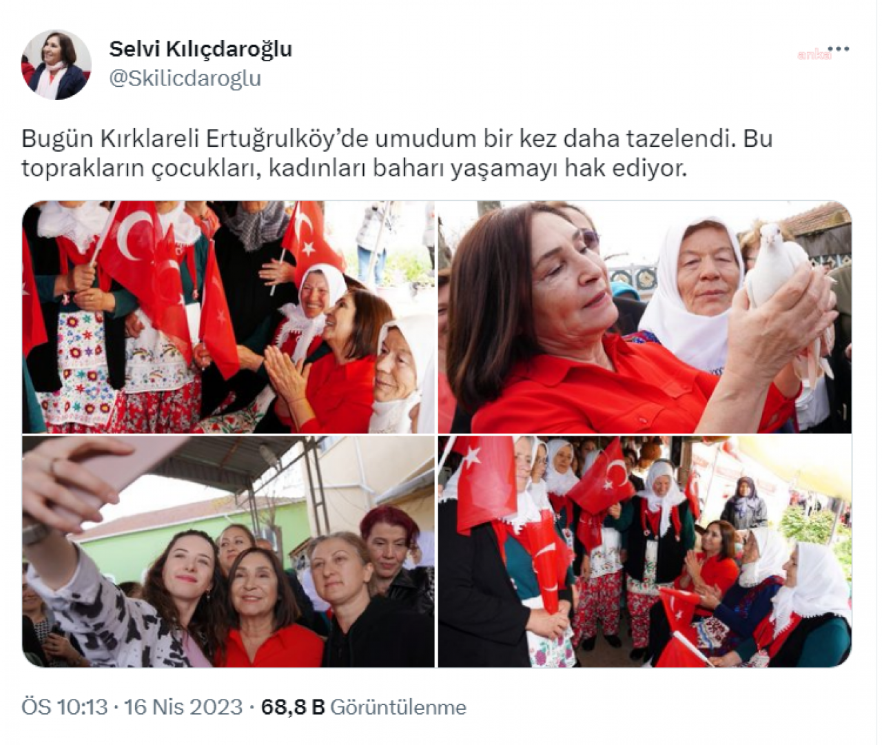 “BU TOPRAKLARIN ÇOCUKLARI, BAHARI YAŞAMAYI HAK EDİYOR”