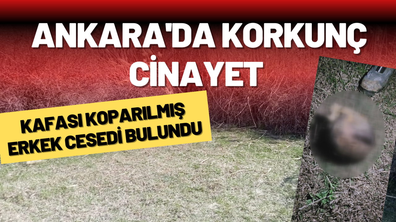 Ankara’da korkunç cinayet