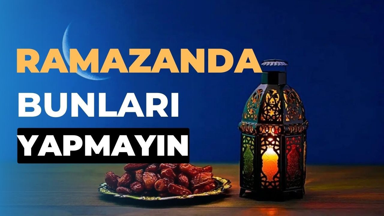 Ramazanda kilo almak istemiyorsanız, bu habere dikkat!