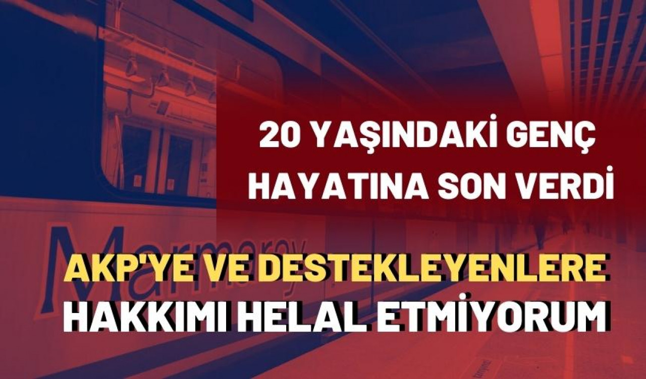 “AKP’ye ve destekleyenlere hakkımı helal etmiyorum”