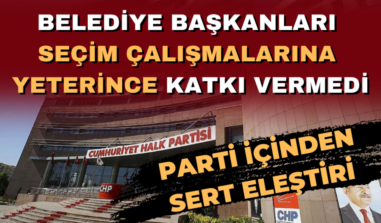 Yöneticiden belediye başkanları ve partililere sert çıkış!