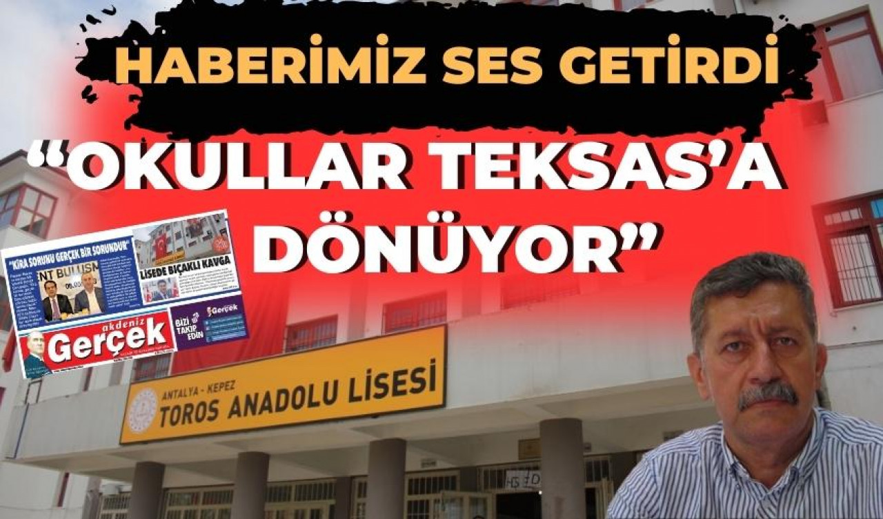 “OKULLAR TEKSAS’A DÖNÜYOR”