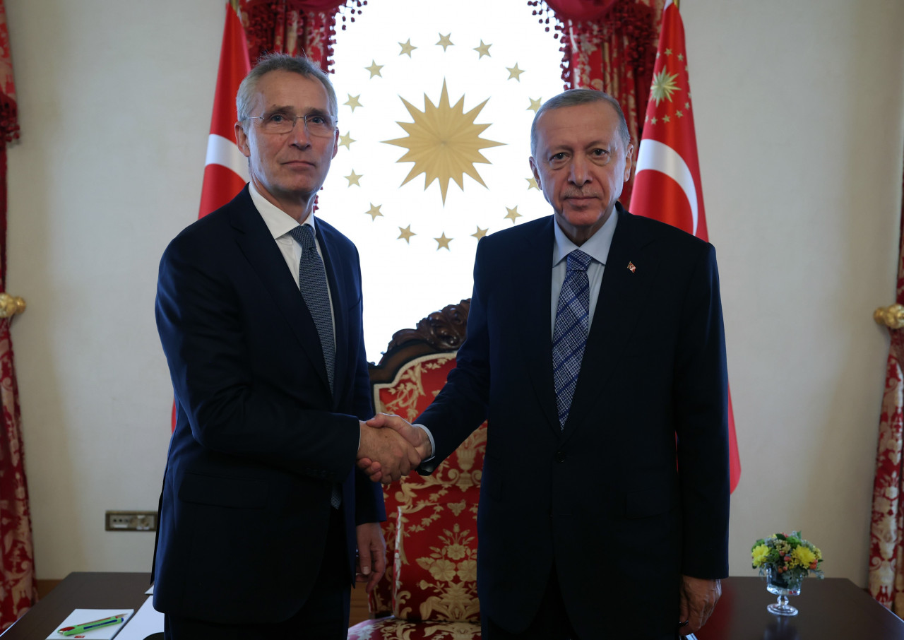 Cumhurbaşkanı Erdoğan NATO Genel Sekreteri Stoltenberg'le görüştü