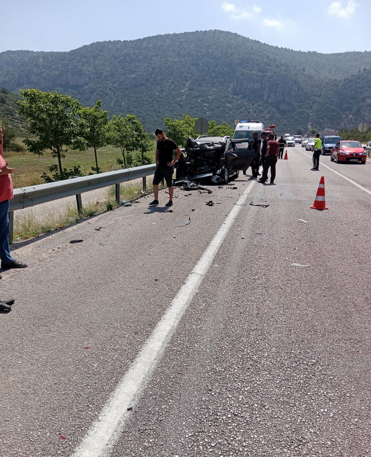 Antalya'da trafik kazası: 1 ölü