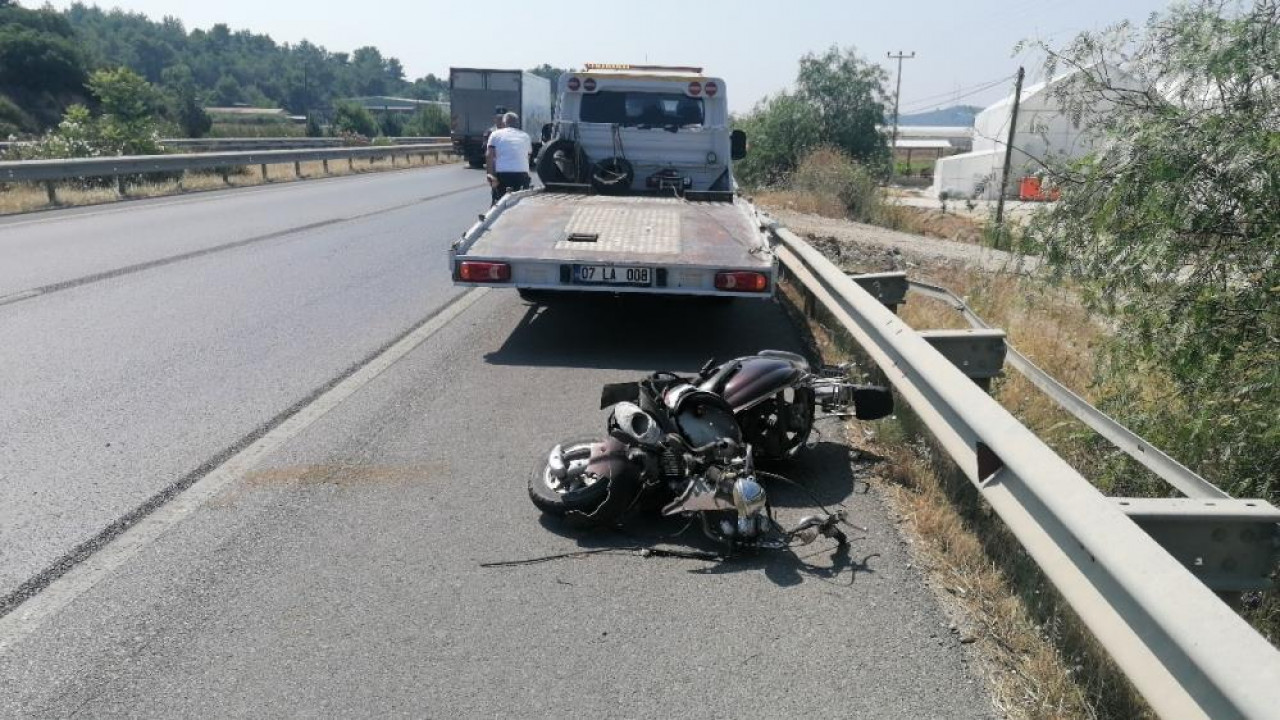 Satılık ilanı verdiği motosikletiyle yaptığı kazada hayatını kaybetti 