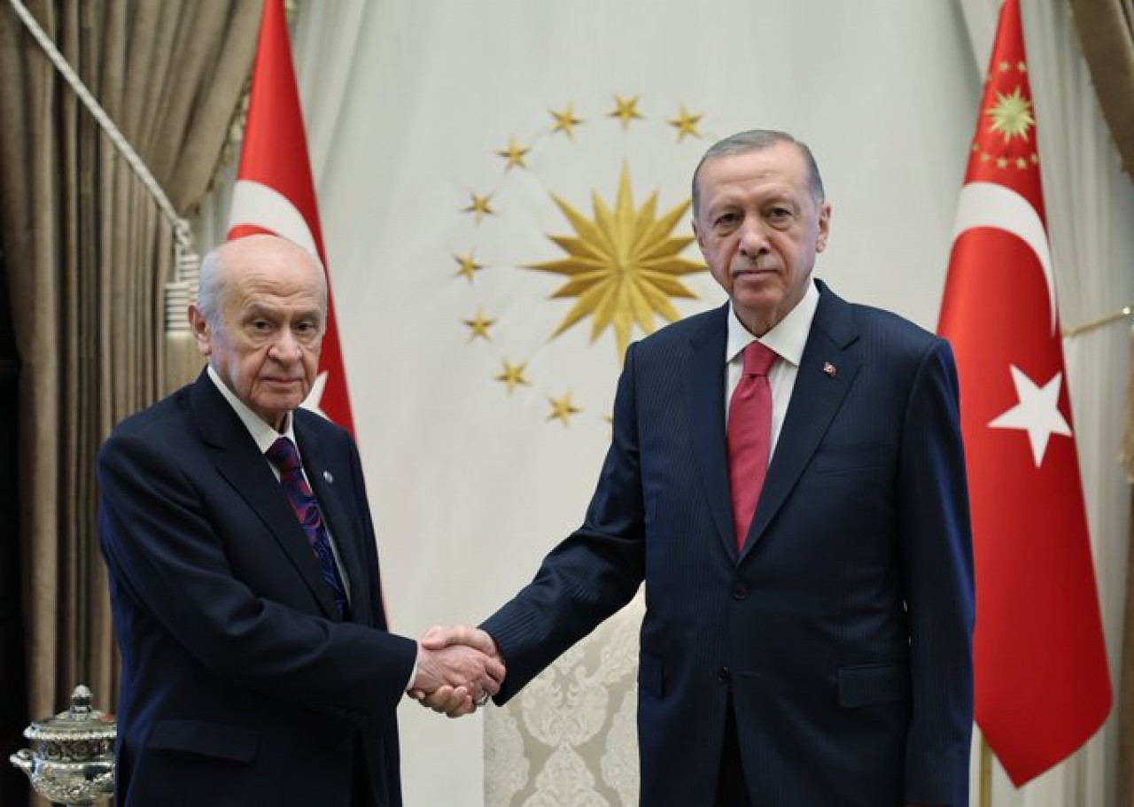 Erdoğan, Bahçeli’yi kabul etti