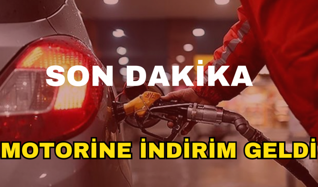 ŞAŞIRTAN HABER! MOTORİNE İNDİRİM GELDİ