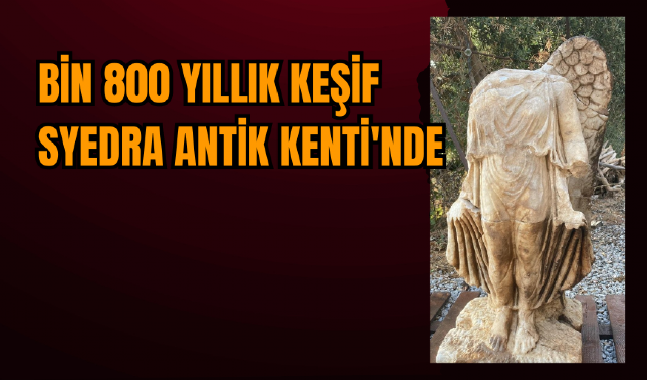 Bin 800 yıllık keşif Syedra Antik Kenti'nde