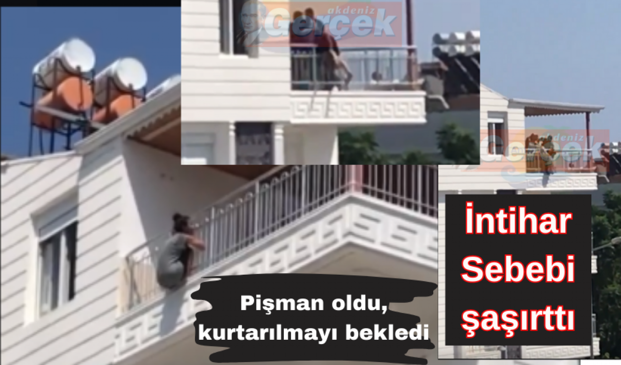 İNTİHARDAN VAZGEÇTİ, KURTARILMAYI BEKLEDİ