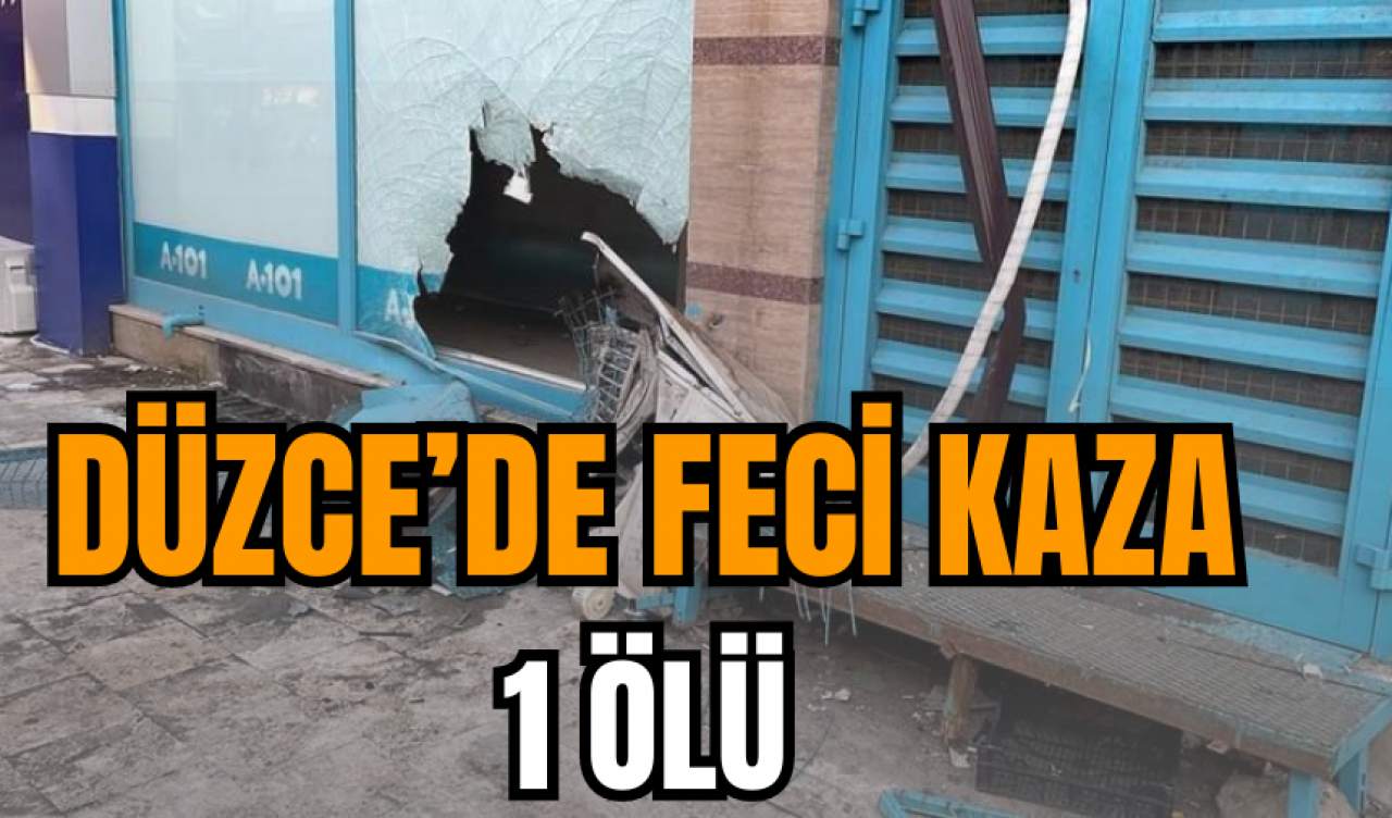 DÜZCE'DE FECİ MOTOR KAZASI: 1 ÖLÜ