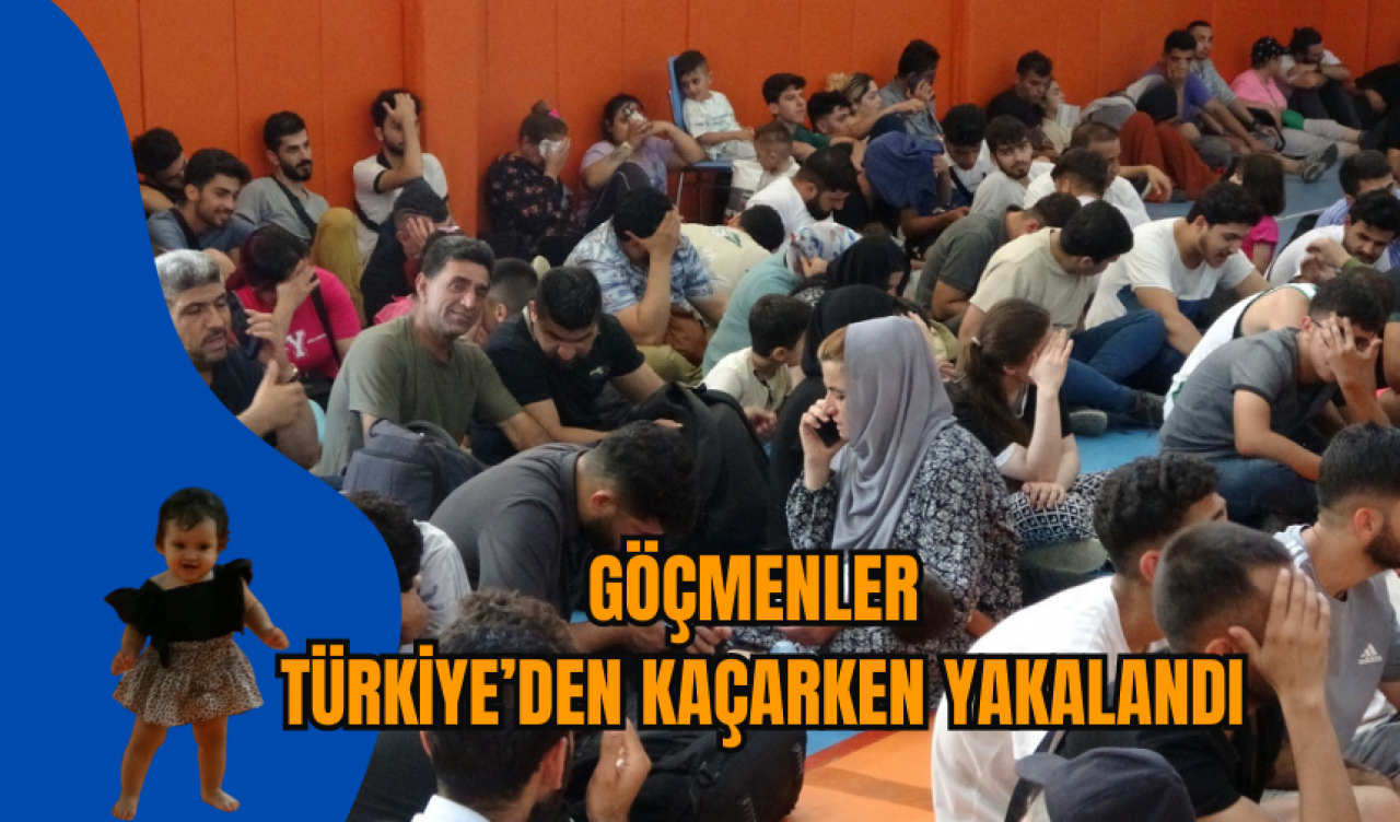 Göçmenler Türkiye’den kaçarken yakalandı