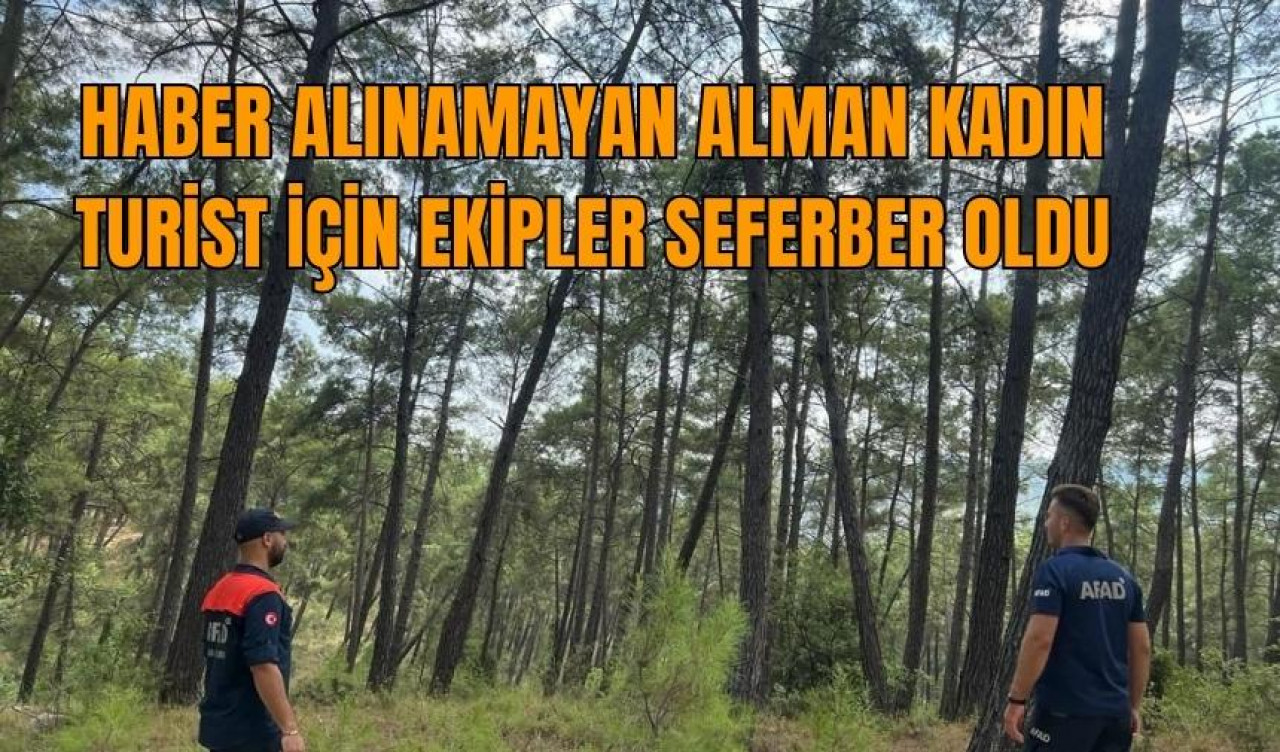 Alman turistin kayboluşu endişe yarattı