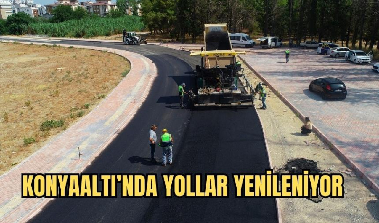 Konyaaltı’nda yollar onarılıyor