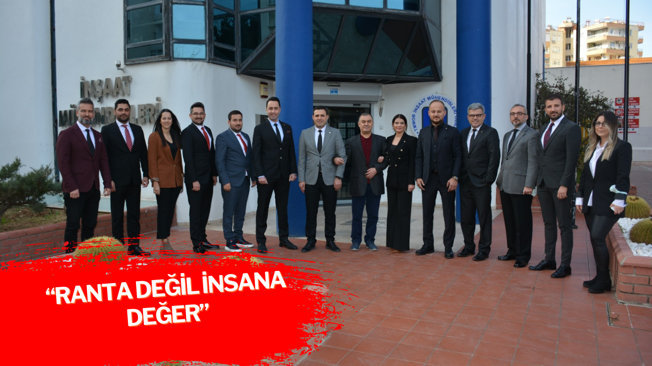 İMO Antalya: Ranta değil insana değer verilmeli