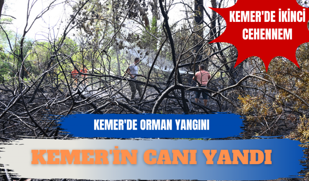 Kemer’de ikinci cehennem: orman yangını çıktı