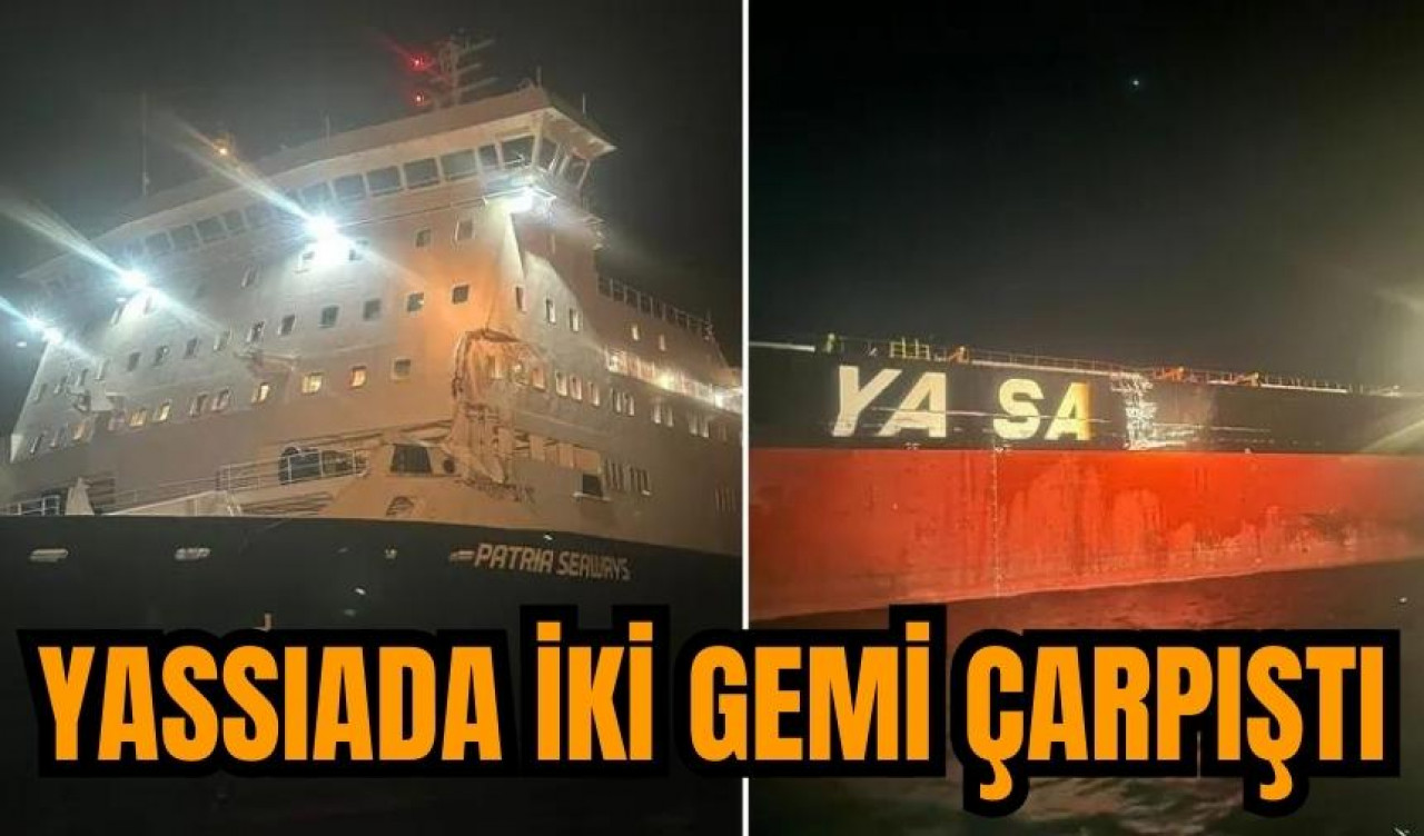 Yassıada Açıklarında İki Gemi Çarpıştı