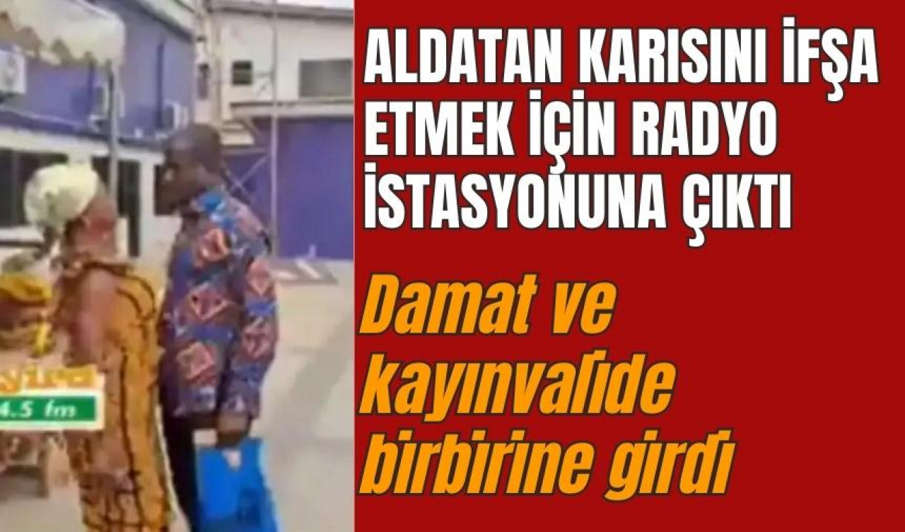 Aldatan karısını radyodan ifşa etti