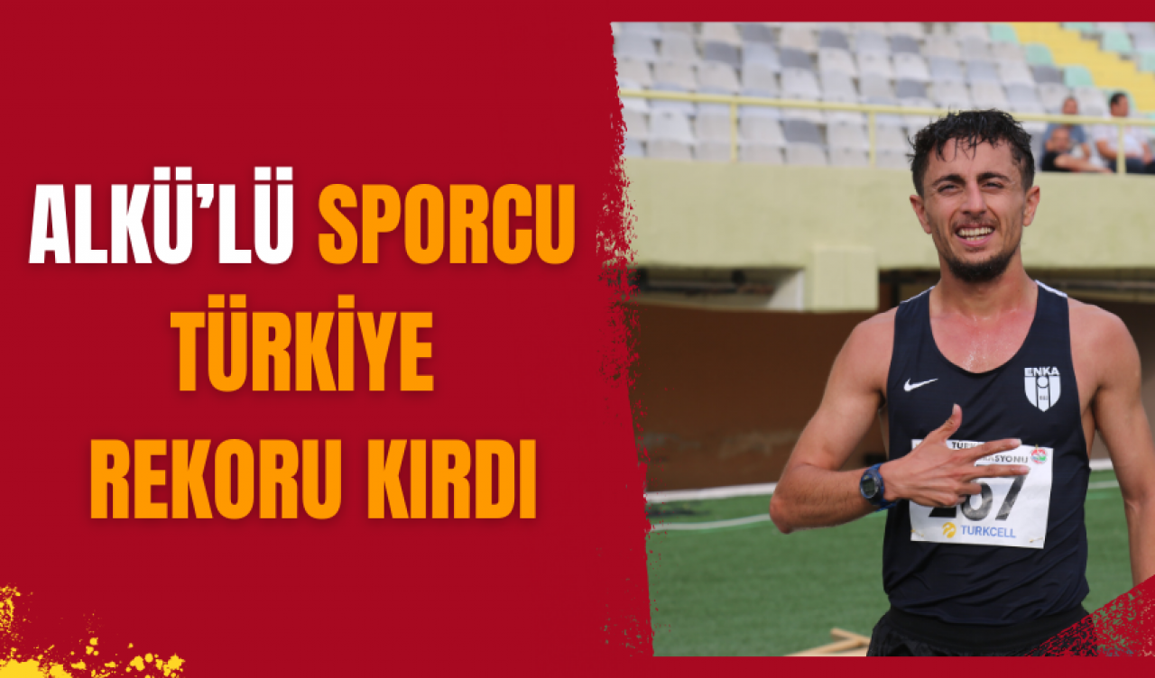 ALKÜ sporcu, Türkiye rekoru kırdı