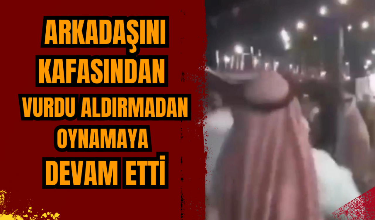 Arkadaşını kafasından vurd* aldırmadan oynamaya devam etti