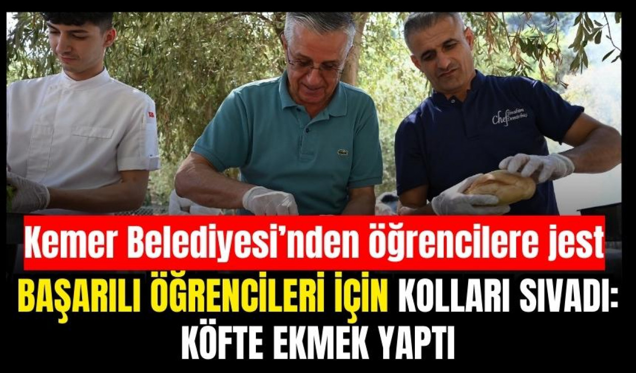 Başkandan öğrencilere jest! Mangal partisi verdi