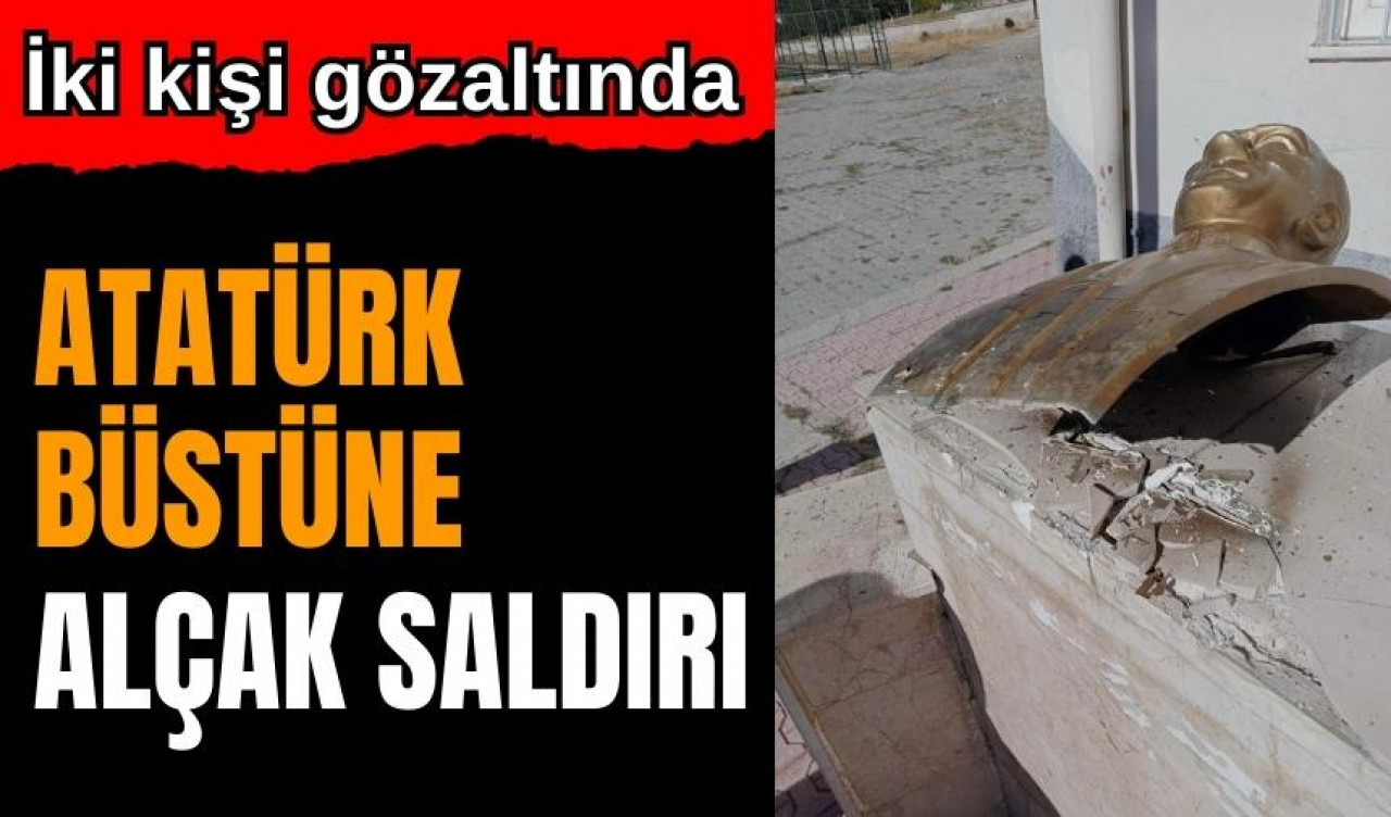 ATATÜRK ANITI'NA ÇİRKİN SALDIRI! İKİ İKİŞİ GÖZALTINDA