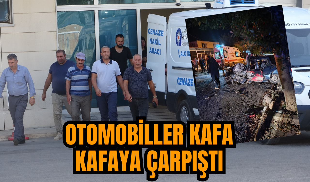 Otomobiller kafa kafaya çarpıştı: 1 ölü, 1 yaralı 