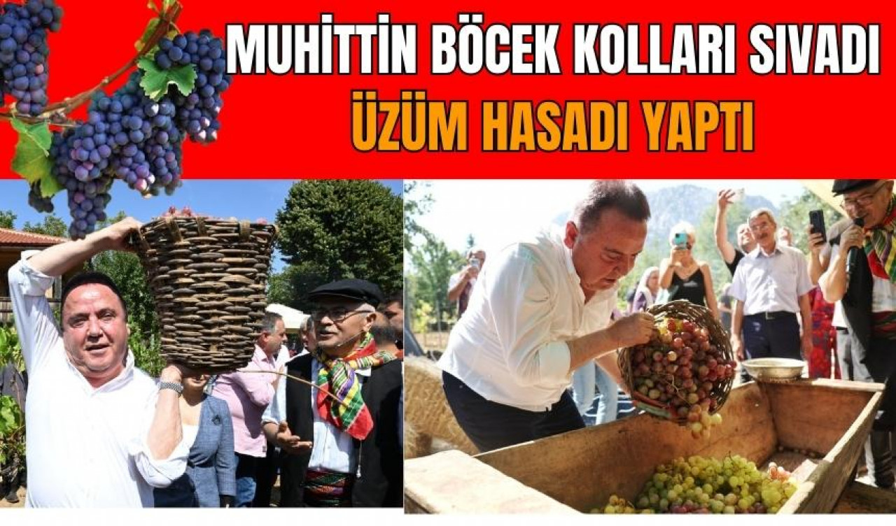 Festivali’nin ikinci gününde Muhittin Böcek kolları sıvadı