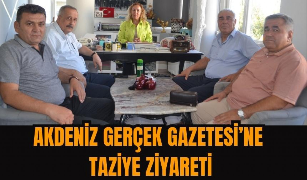 TES İş'ten Akdeniz Gerçek Gazetesi'ne Taziye Ziyareti