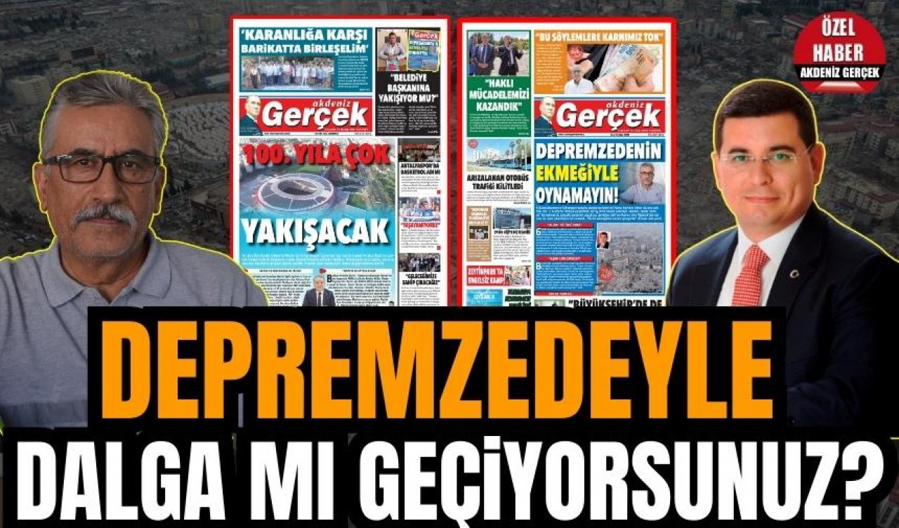 DEPREMZEDEYLE DALGA MI GEÇİYORSUNUZ?