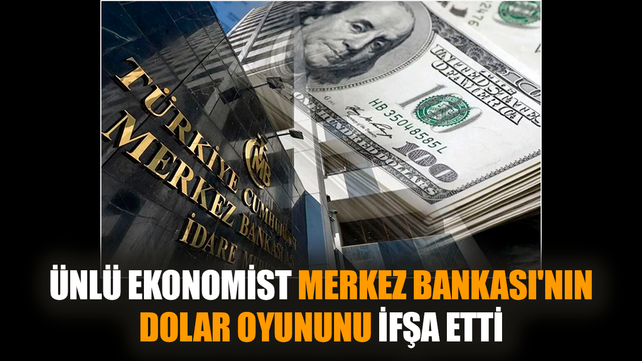 Ünlü ekonomist Merkez Bankası'nın dolar oyununu ifşa etti