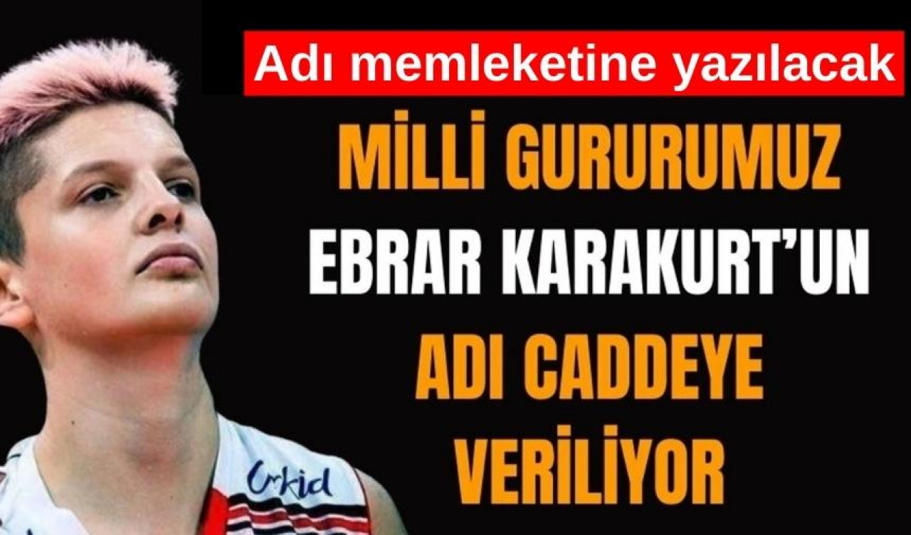 Ebrar Karakurt'un adı caddeye verilecek