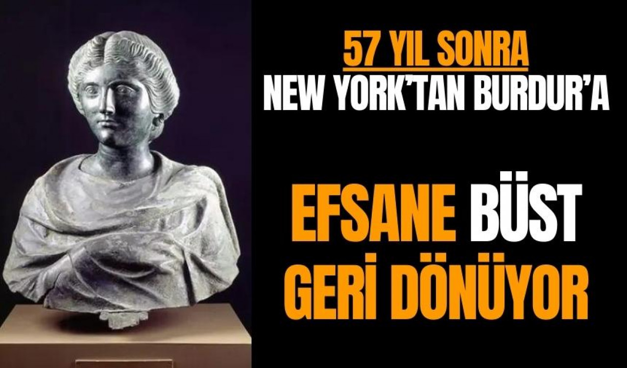 Burdur'dan kaçırılan Bronz Büst, Türkiye'ye iade ediliyor