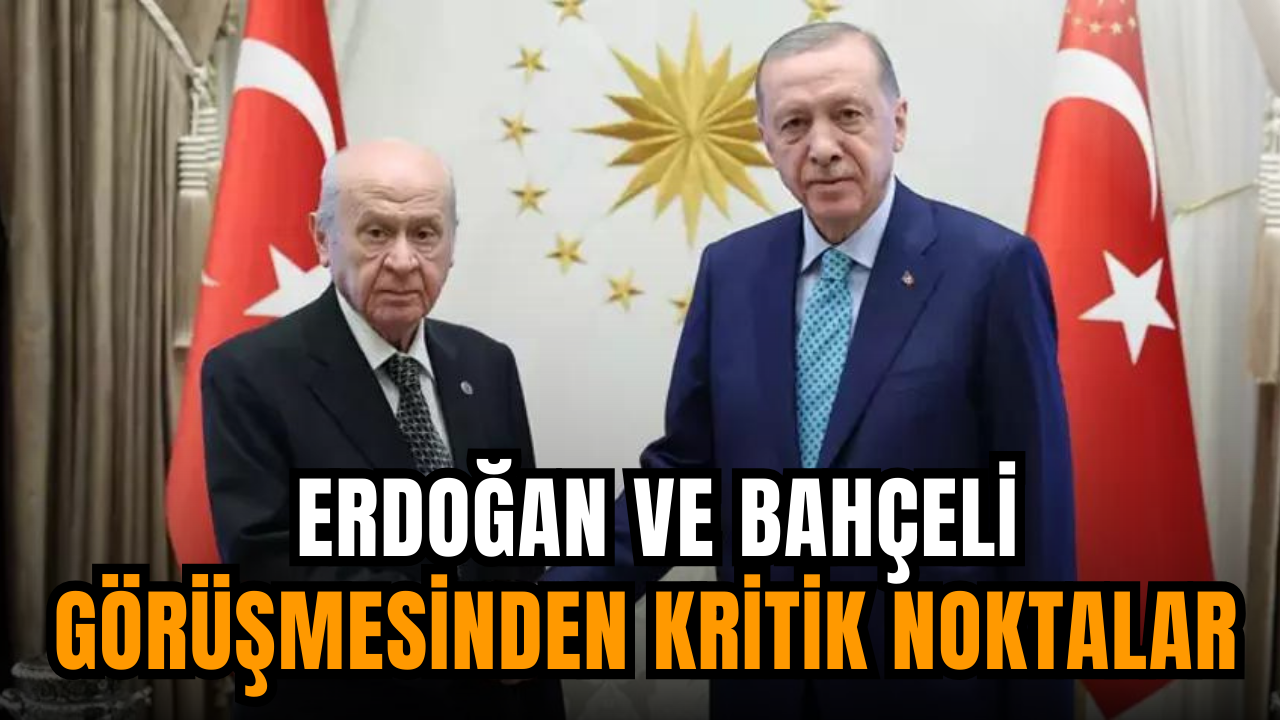 Erdoğan ve Bahçeli görüşmesinden kritik noktalar