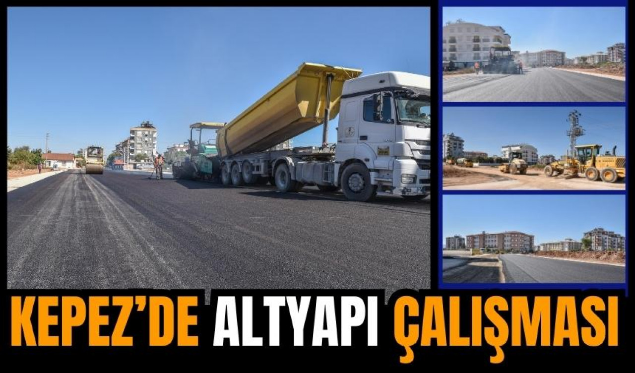 Kepez’de altyapı çalışması sürüyor