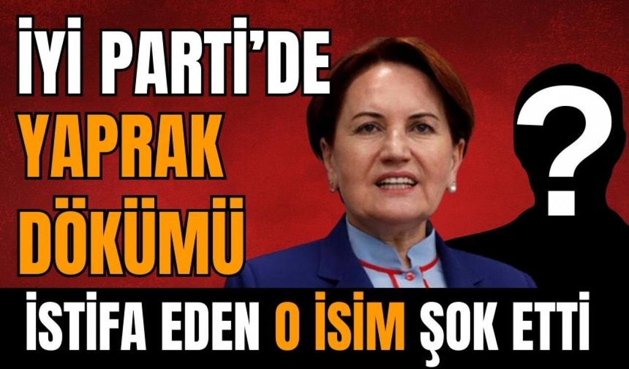 İYİ PARTİ'DE YAPRAK DÖKÜMÜ BAŞLADI