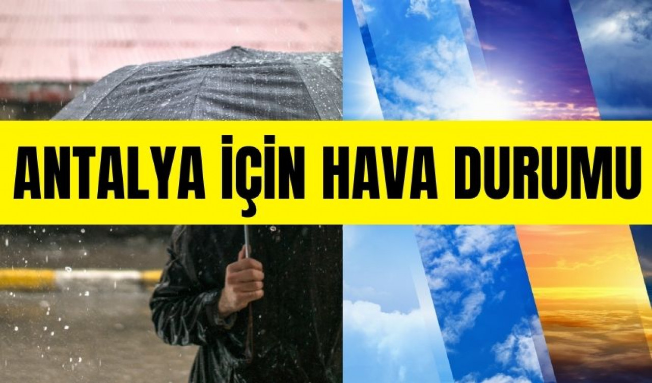 Antalya için 5 günlük hava durumu