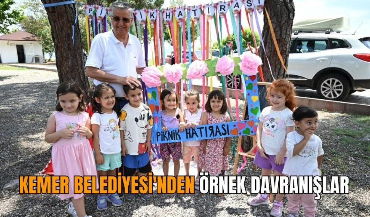 Kemer Belediyesi'nden örnek davranışlar