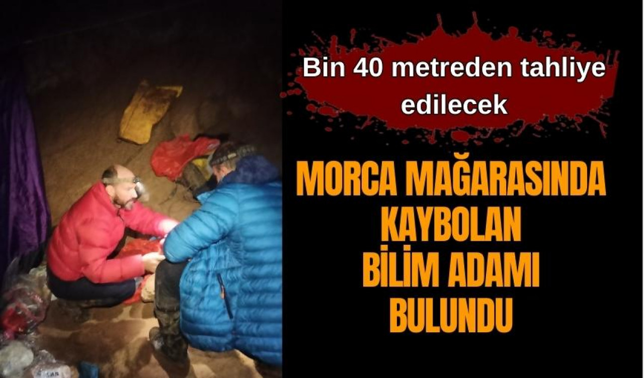 Mağarada kaybolan Amerikalı bulundu