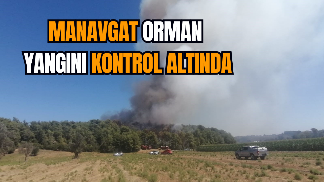 Manavgat orman yangını kontrol altında