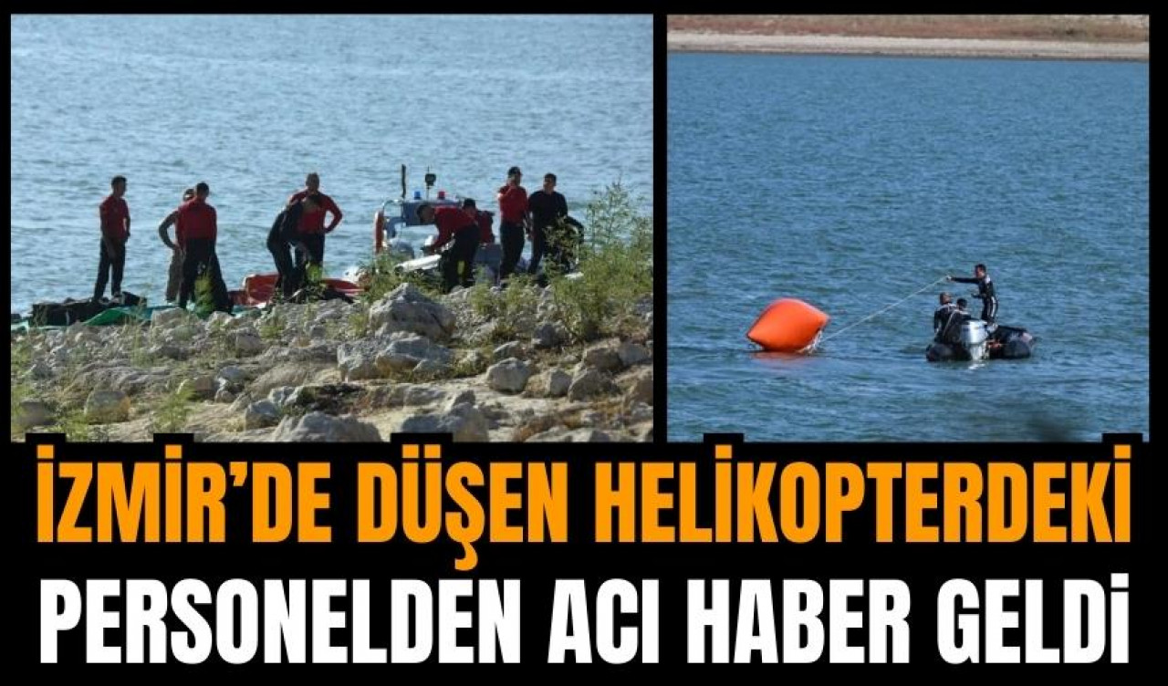 Düşen helikopterdeki personelden acı haber geldi