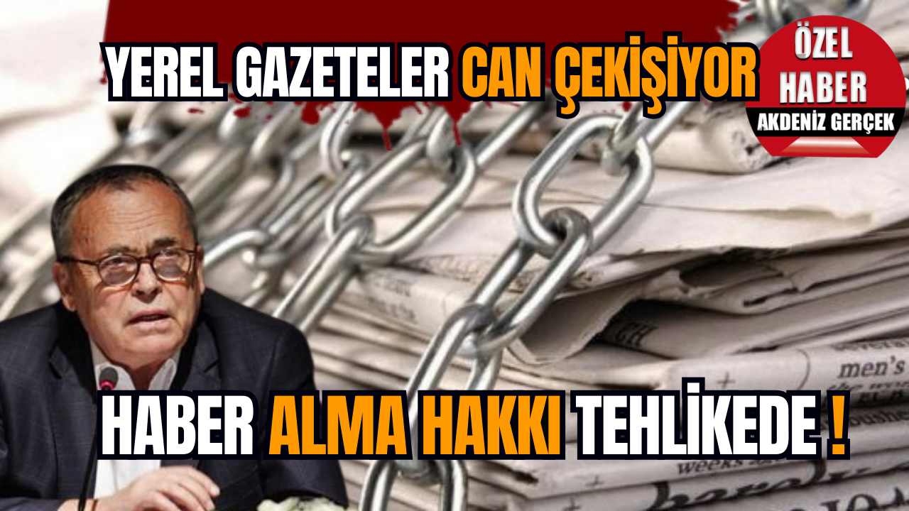 Yerel gazeteler can çekişiyor haber alma hakkı tehlikede!